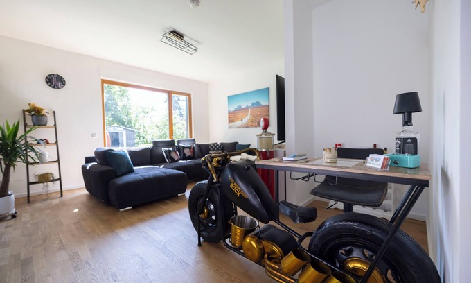 Wildau Apartment | Fewo Partners - Fewo California Dreaming 93qm mit Garten
