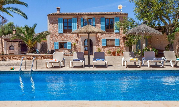 Santanyi Villa | Finca Es Turo beautiful holiday house in the countryside with pool and panoramic view in Santanyí