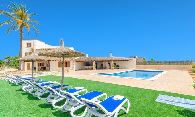 Campos Villa | FINCA SANT BLAI NOU - Beautiful villa with private pool in a quiet area. Free WiFi
