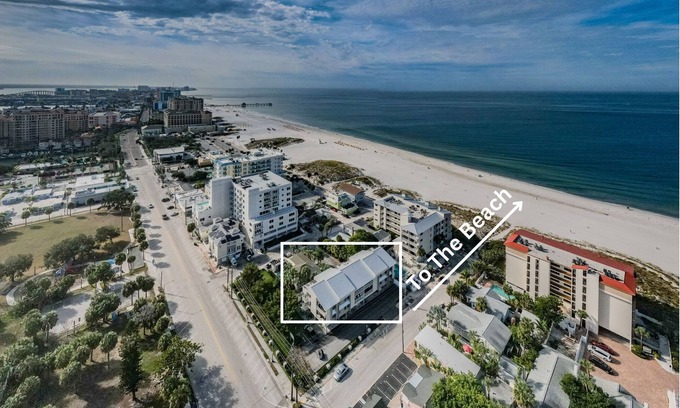 Clearwater Beach Condo | Fins up! | Condo Steps from the Sand