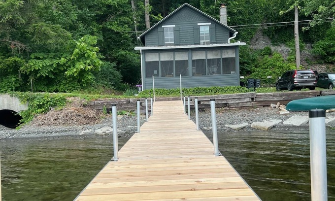 Rock Stream House | Fir Tree Cottage with a million dollar view of Seneca lake.