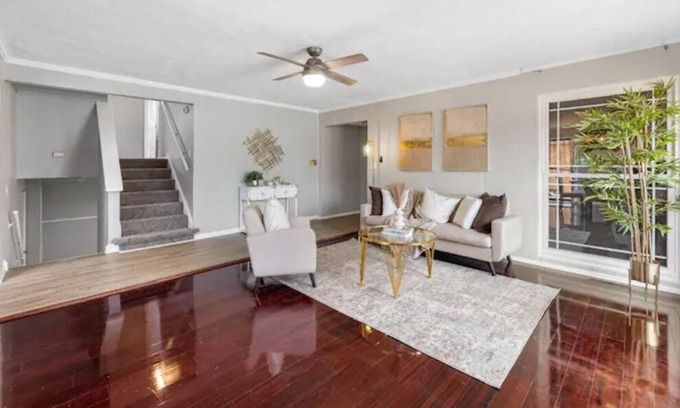 Miller Beach House | Fire pit, bonus, theater room trilevel, near beach, and dunes!