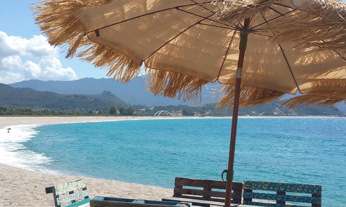 Coggia Apartment | Flat by the seaside, large view on the Sagone bay, beach 6 minutes walking