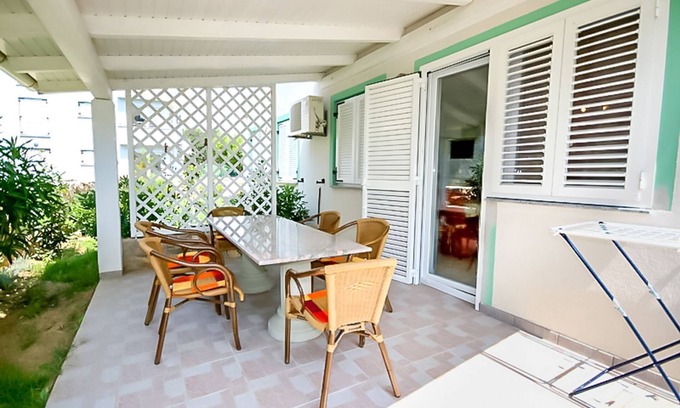 Baska House | Flat with air conditioning, WiFi, BBQ and garden