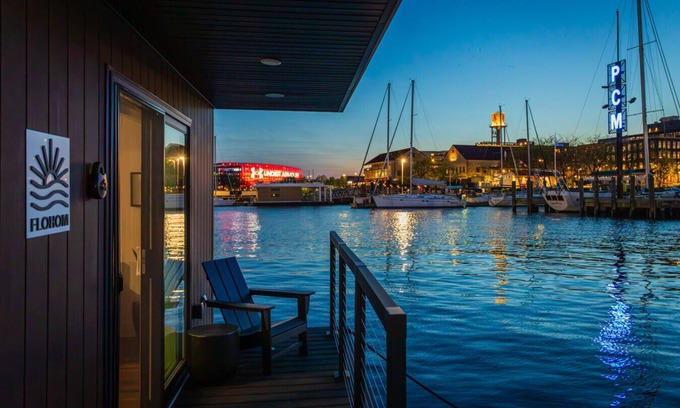 Port Covington Boat Rental | Flohom 9 | Elevated Luxury & Epic Sunsets