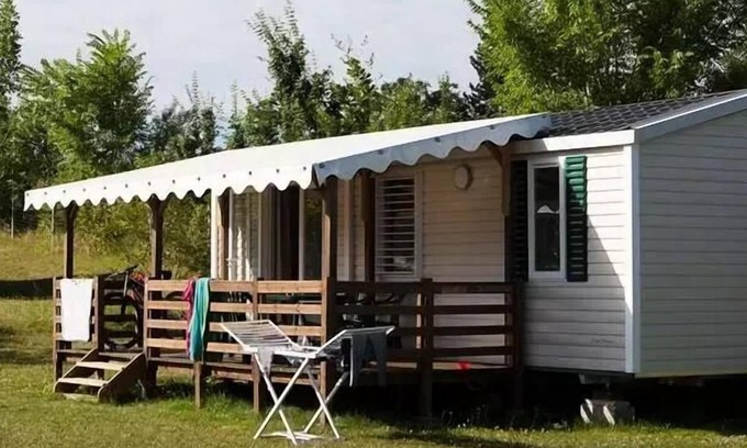 La Romieu House | Florence Campsite * - Mobil Home Deluxe Comfort Plus air-conditioned 3 rooms 4/6 people