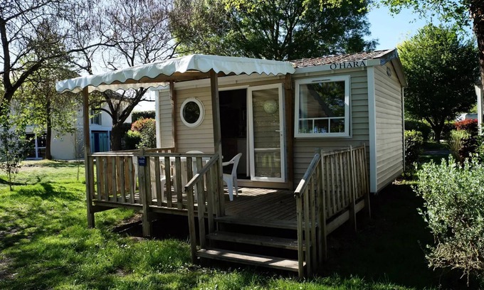 Saumur House | Flower Camping L'Ile d'Offard * - Mobil Home Comfort 18m2 1 bedroom + terrace semi-covered 3 people