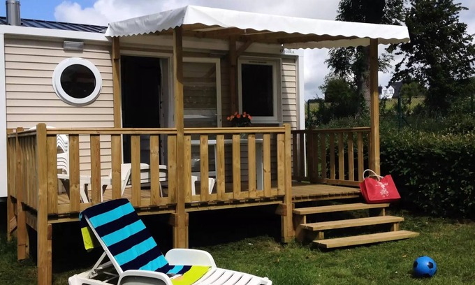 Vannes House | Flower Camping Le Conleau * - Mobil-home COMFORT 18m2 (1 bedroom) + terrace semi-covered 3 people