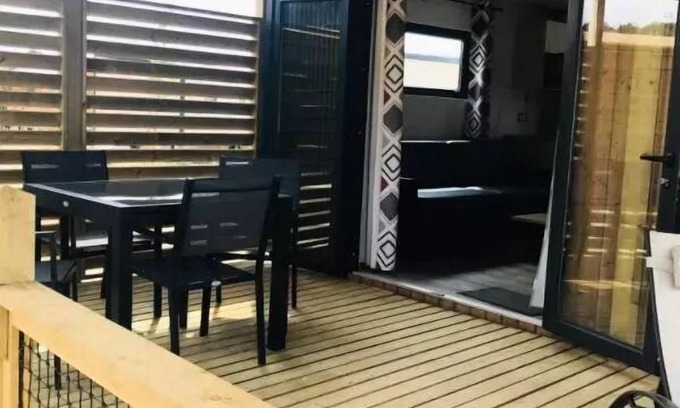 Bize-Minervois House | Flower Camping Olivigne * - Mobile home Premium 22 m2 1 bedroom + terrace 17m2 + TV + LV + Air conditioning + Plancha 2 persons