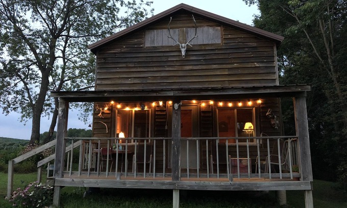 Viroqua Cabin | Fly Fish the Bad Axe River-Secluded Cabin-140 acres-Vernon Vineyard 1 mile away