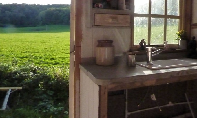 Petworth Cabin | folly hide is shepherd hut