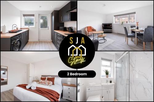 Central Aberdeen Apartment | Forrest Road Stay - SJA Stays - Modern 2 Bed Apartment