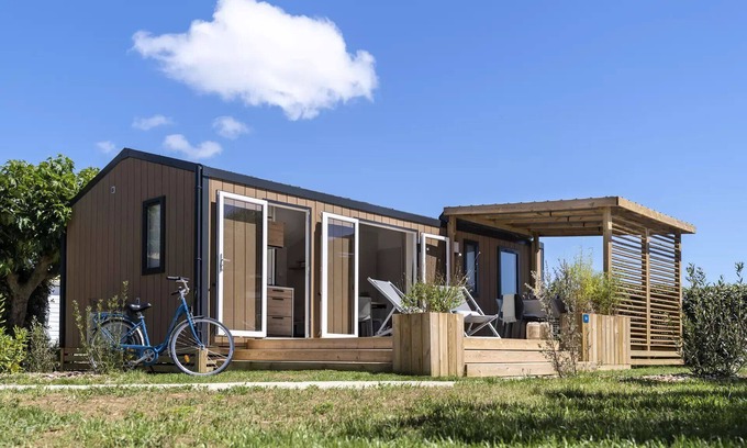 Jugon-les-Lacs-Commune-Nouvelle House | Camping Au Bocage du Lac* - Mobile home PREMIUM - 2 bedrooms - 2 bathrooms 4 people