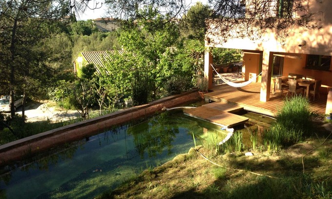 Saint-Vincent-de-Barbeyrargues House | LANGUEDOCIENNE VILLA WITH NATURAL POOL 12 KM FROM VERY QUIET MONTPELLIER