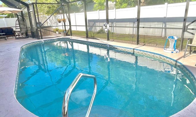 Westgate House | FREE Heated Pool, Weber Gas Grill, 3 miles to the beach!