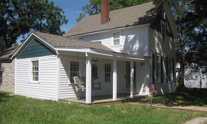 Matfield Green House | Frontier Store House - With a historic cabin inside the inviting home…