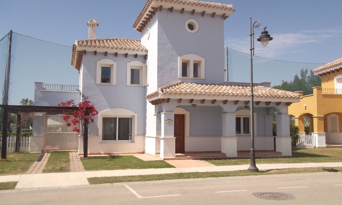Torre-Pacheco Villa | Frontline, 4 Bed, 3 Bath, Heated Pool, South Facing, 5*MarMenor Golf Resort