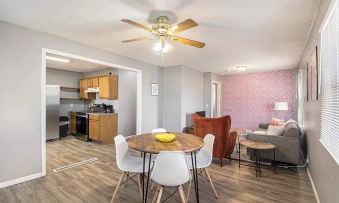 Omaha House | Full home with private garage & fenced yard