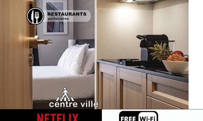 Cholet Apartment | Fully equipped 3-star rated modern air-conditioned apartment