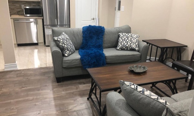 East Credit Apartment | Fully Furnished 2 bedroom basement apartment for a family