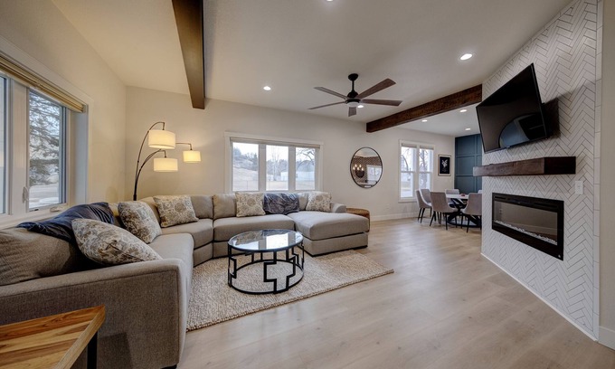 Sheridan House | Fully remodeled corner home, 3 blocks from Main Street and across from the park.