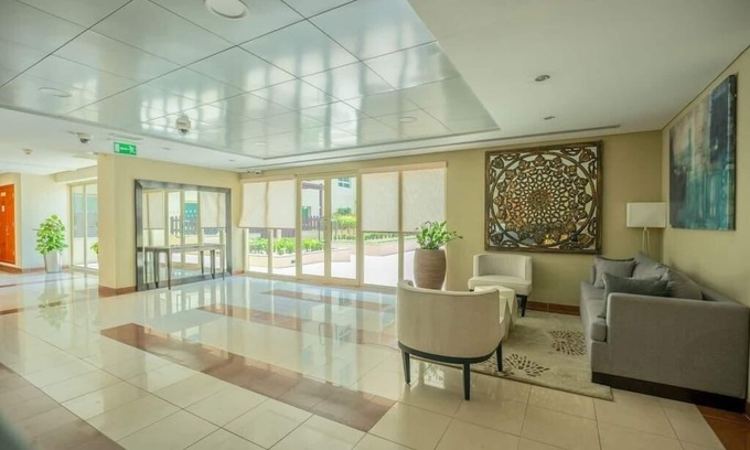 The Greens Apartment | Fully Upgraded | Large Terrace | Extra Sofa Bed