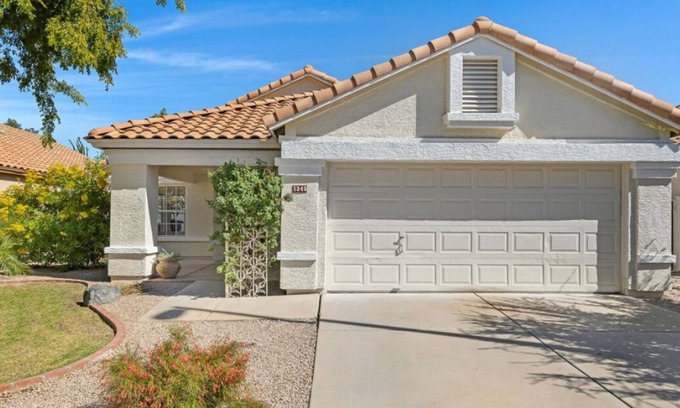 Val Vista Lakes House | Fun Gilbert home with swim spa and ping pong in Val Vista Lakes!