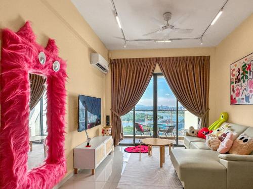 Central District Apartment | FunxVivid Seaview 2BR 2CP near SG CIQ KSL ZooJB Free Netflix WiFI