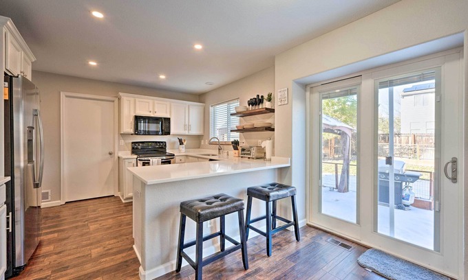 Thornton House | Furnished Patio: Spacious Thornton Home