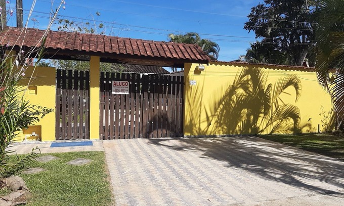 Boraceia House | Furnished single-storey house beach pool air conditioning Wi-Fi accessible to wheelchair users