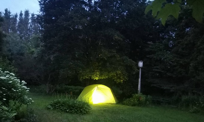 Grafton RV Rental | Furnished Tent Near Toronto, Bug Proof, Shared Full Bath, Near Lake