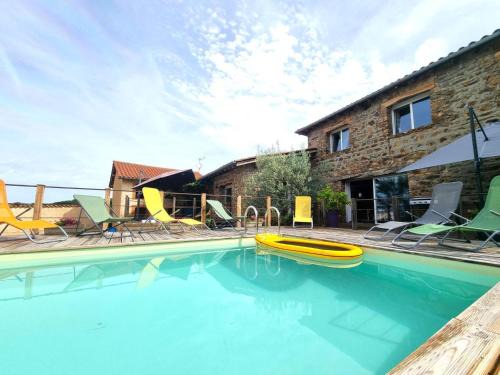 Neronde House | Gîte spacieux avec piscine et spa en pleine campagne - FR-1-496-296