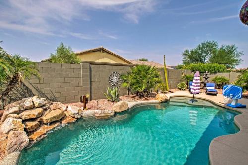 Estrella Mountain Ranch House | Game Room, Fenced Yard Estrella Oasis in Goodyear