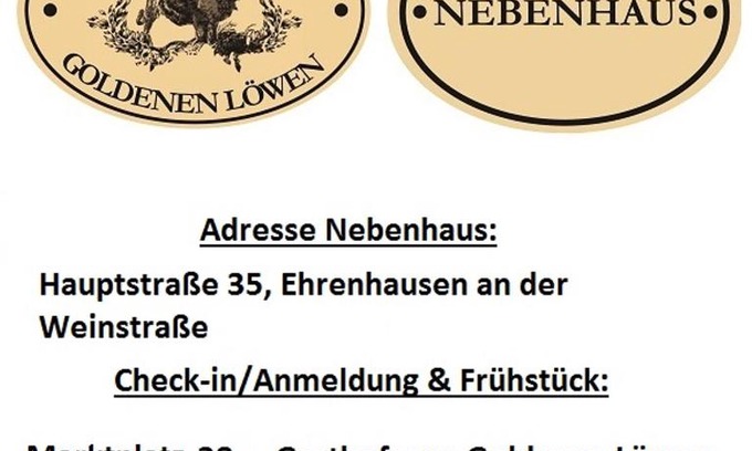 Ehrenhausen Bed & Breakfast | Gasthof zum Goldenen Löwen - Nebenhaus
