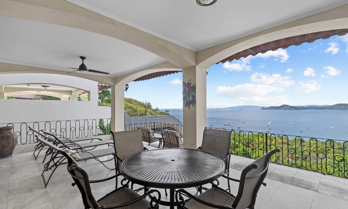 Playa Hermosa Condo | Gated Complex w/Pool - Oceanview Terrace w/BBQ