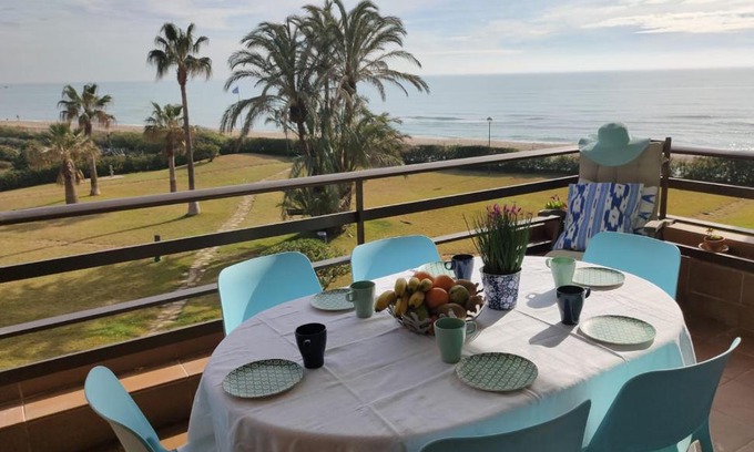Gava Apartment | Gava Mar- Castelldefels Beachfront Apartment- Direct access to the beach