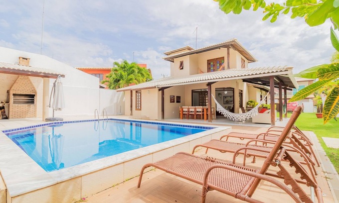 Canto do Mar House | GB58 Great House 6 Bedrooms - 170m from Guarajuba Beach