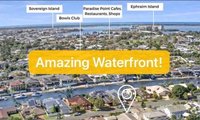 Paradise Point House | GC24 Luxury Waterfront house with Pier&Pool!