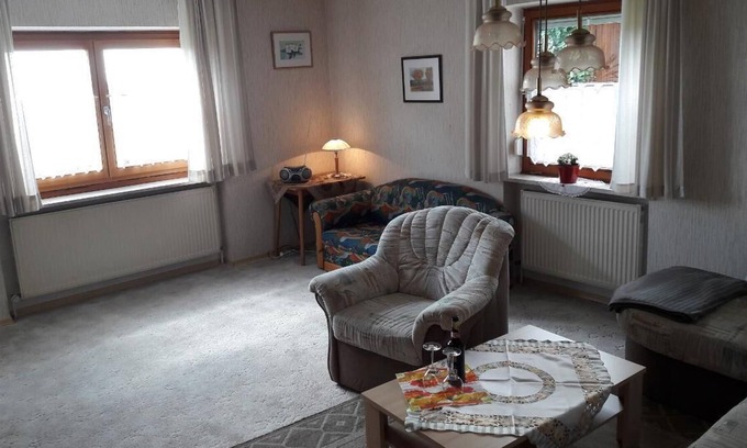 Neuschoenau Apartment | Gemütliche Ferienwohnung (60m2) mit Terrasse & herrlichem Ausblick