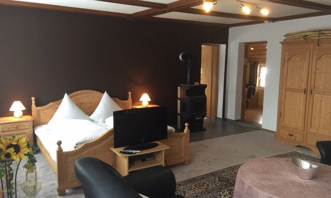 Bad Alexandersbad Apartment | Gemütliches Appartement mit Kaminofen in der 2. Etage