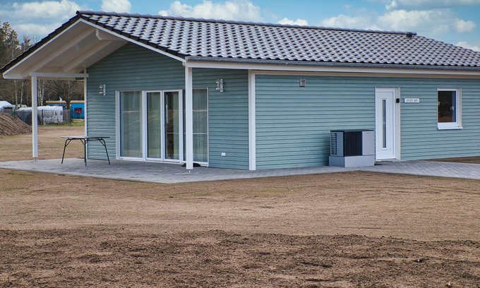 Klitten Apartment | Gemütliches Schwedenhaus Svea #8 - Skan-park Ferienhäuser & Tiny Houses am Bärwalder See