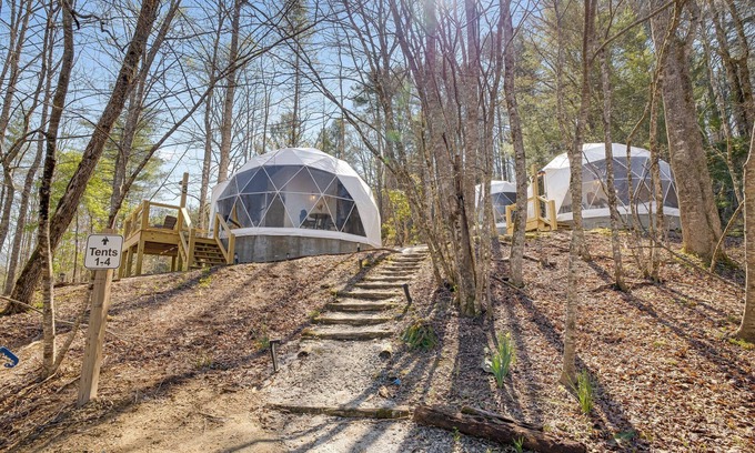 Rosman RV Rental | Geodesic Dome 3
