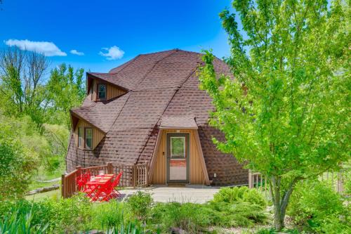 North Freedom House | Geodesic Dome House 18 Acres on Baraboo River!