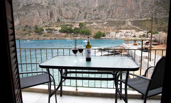 Gerolimenas Apartment | Gerolimin Blue,Sea view,3 bedrooms,Mani,Greece