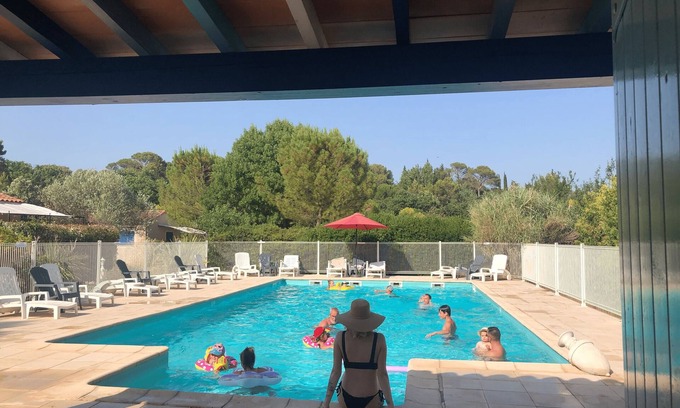 Saint-Christol-Les-Ales House | Gîte 'L'Olivier' at Heike and Didier's, shared pool, Wi-Fi and air conditioning