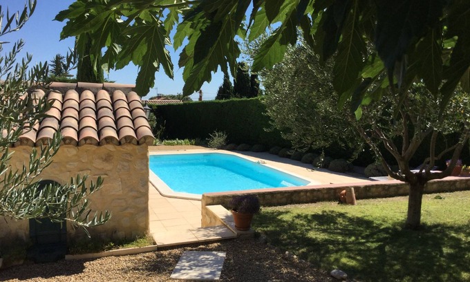 Rasteau Cottage | GITE "NEAR JASMIN" with POOL and GARDEN near Vaison La Romaine