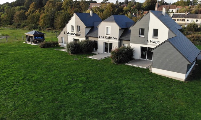 Grand-Laviers House | Gite & SPA in Baie de Somme, La PLAGE, PMR