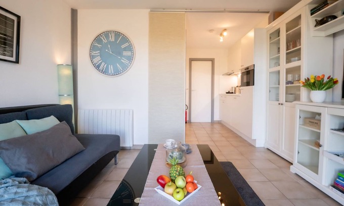 De Haan Apartment | Giuliott with parking and shared pool by Interhome
