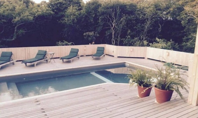 Fire Island Pines House | glamorous architectural designed house like a mini resort