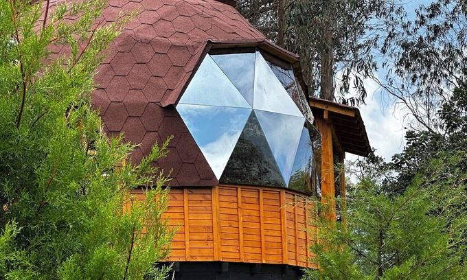 Choachi Ski Chalet | Glamping Shalom con Jacuzzi, a 15 min de los Termales de Santa Monica